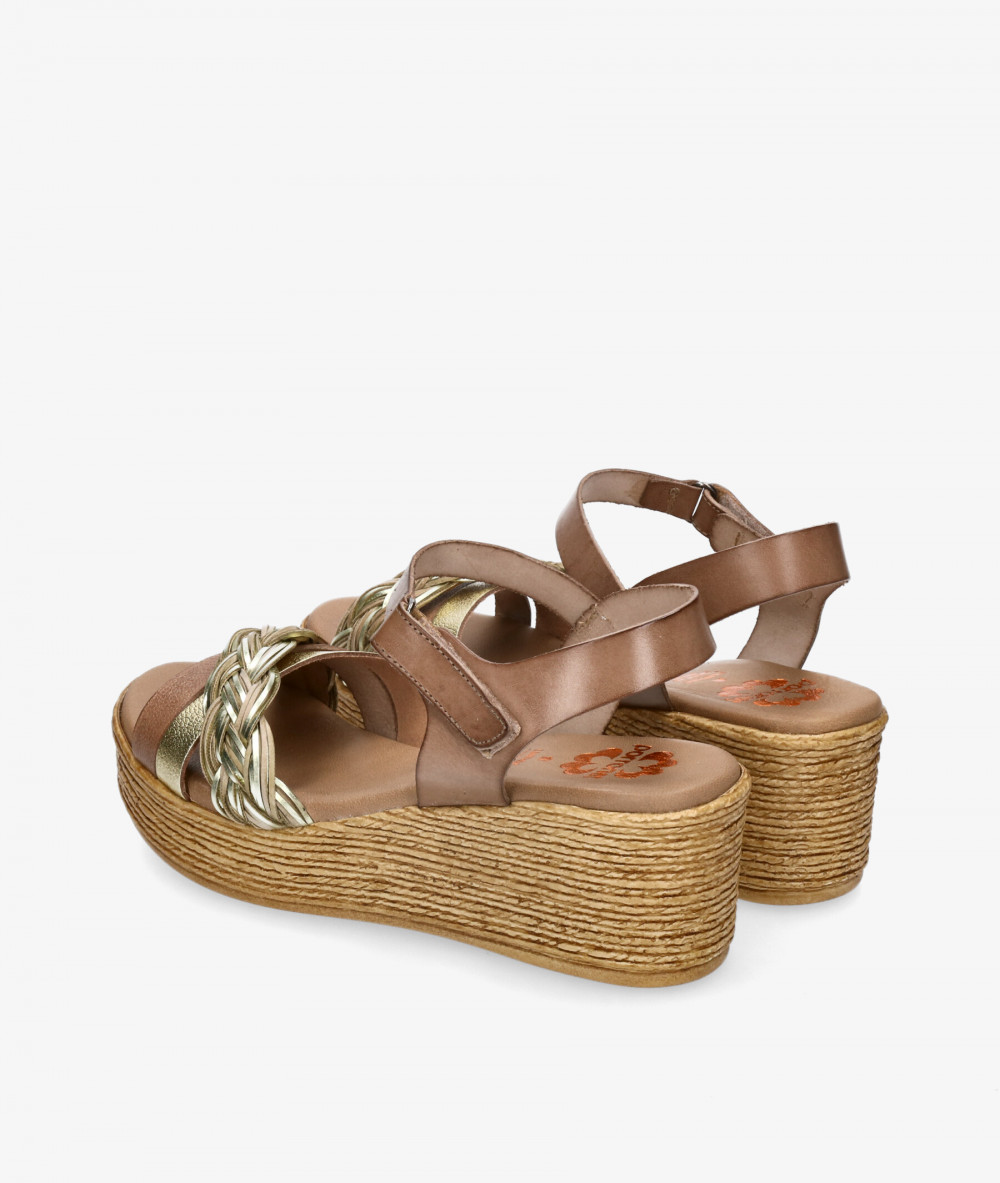 Sandalias Porronet 2961 en topo Sandalias Porronet 2961 en topo