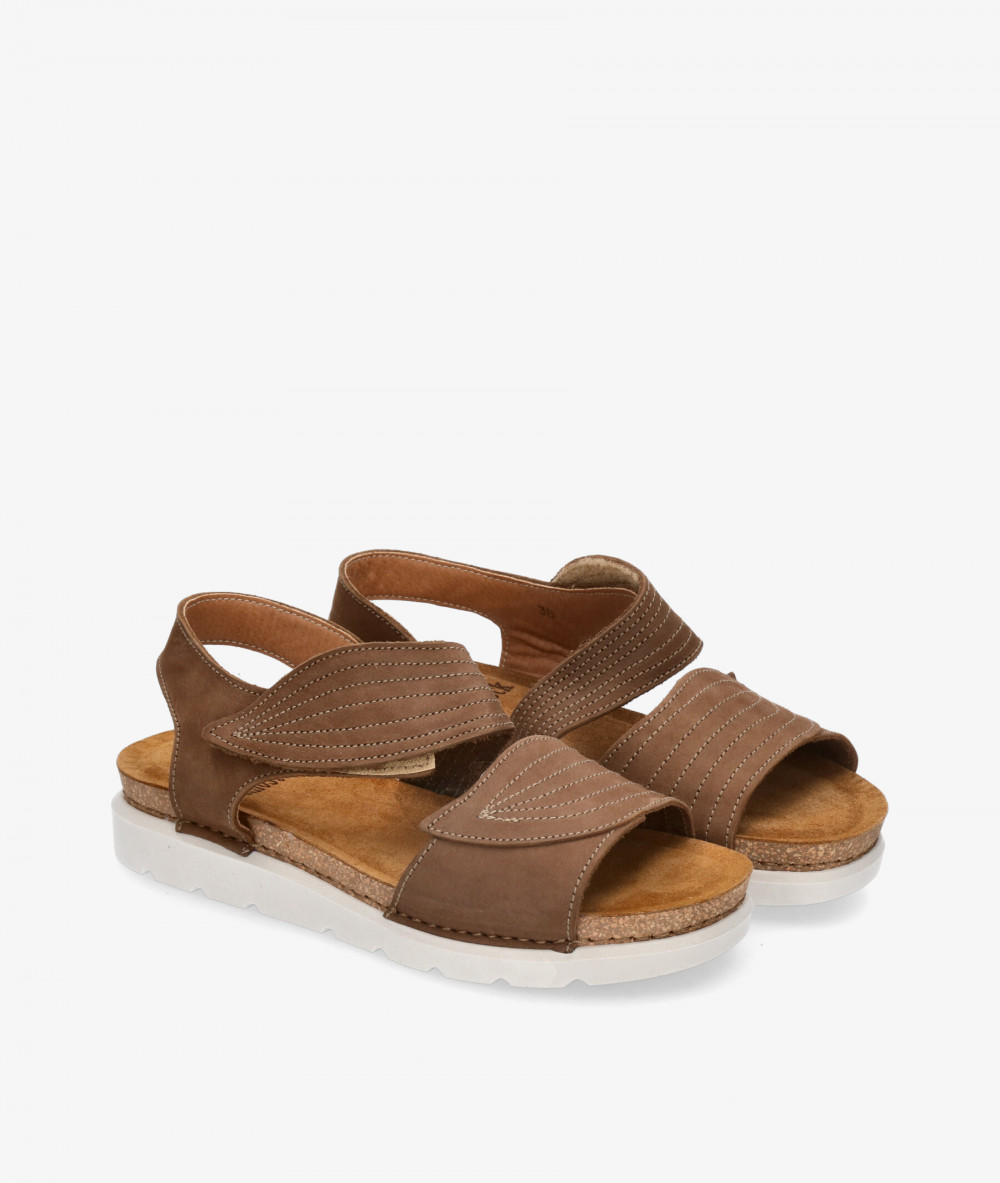 Sandalias Rhostock 14105 en nobuck camello Sandalias Rhostock 14105 en nobuck camello