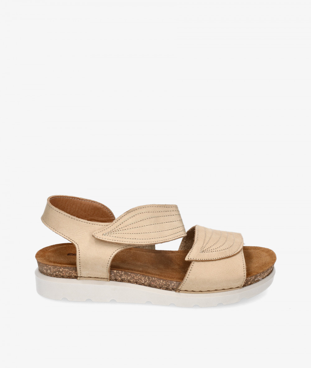 Sandalias Rhostock 14105 en nobuck beige Sandalias Rhostock 14105 en nobuck beige