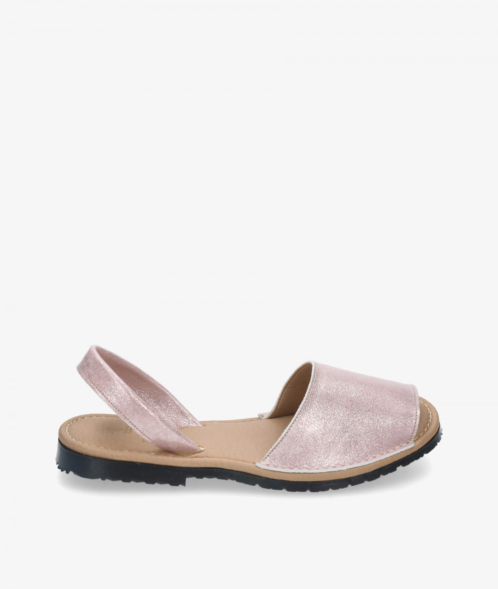 Sandalias Rhostock 150 en nude metalizado Sandalias Rhostock 150 en nude metalizado