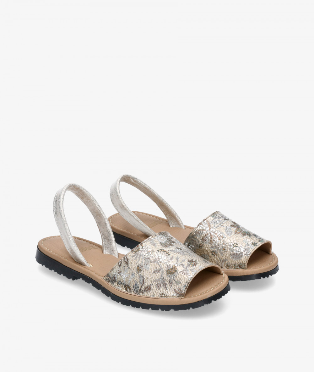 Sandalias Rhostock 150 en taupe metalizado Sandalias Rhostock 150 en taupe metalizado