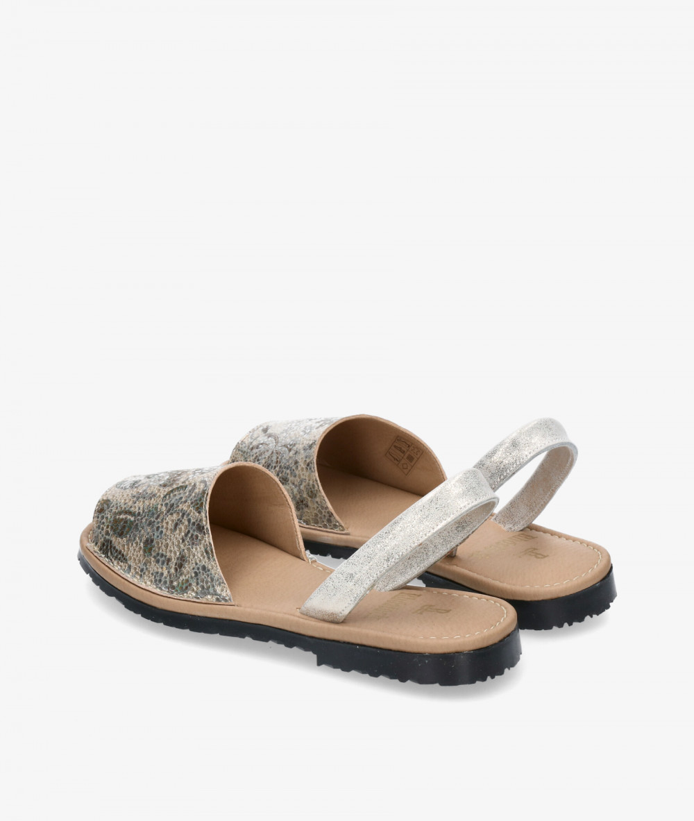 Sandalias Rhostock 150 en taupe metalizado Sandalias Rhostock 150 en taupe metalizado