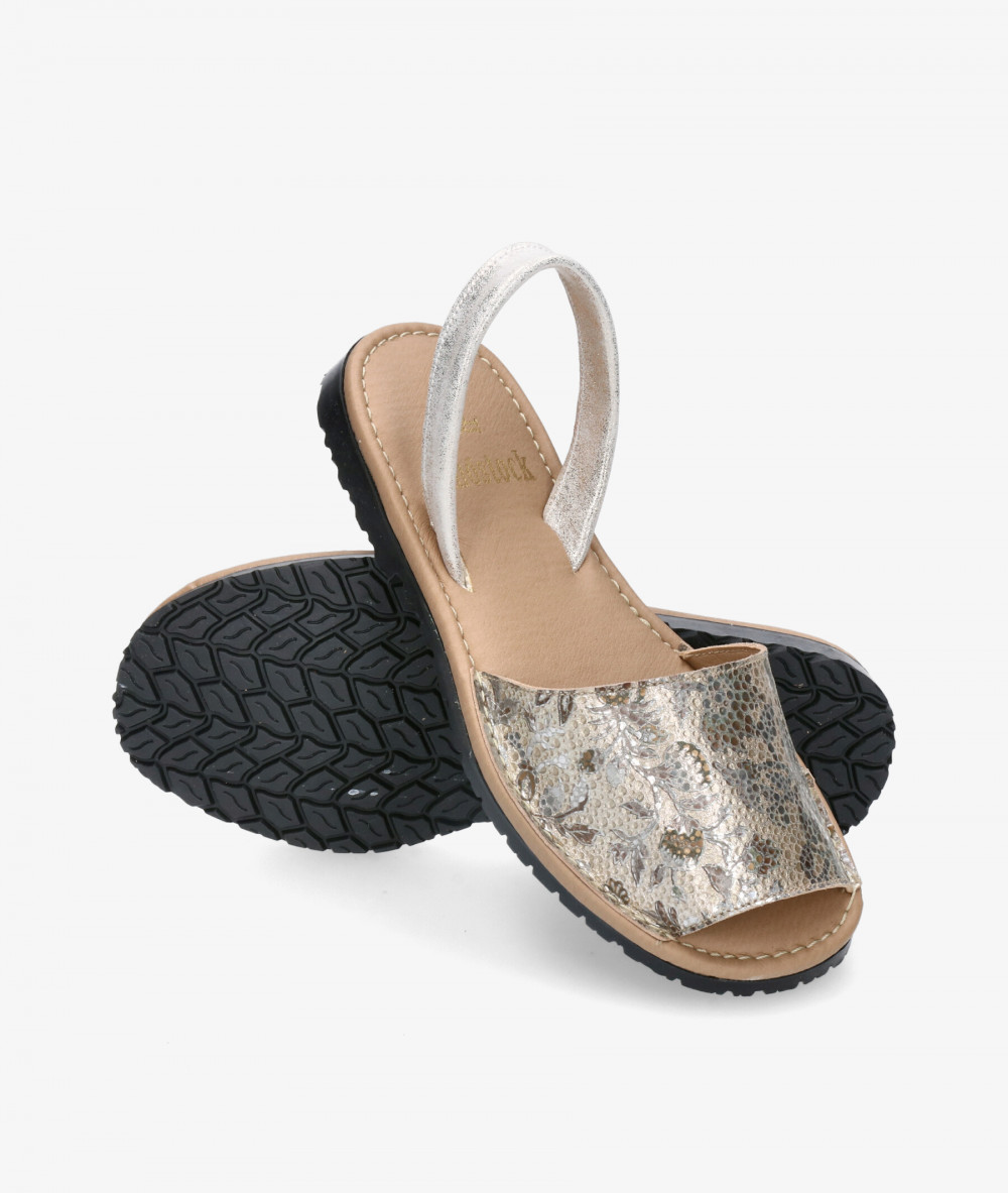 Sandalias Rhostock 150 en taupe metalizado Sandalias Rhostock 150 en taupe metalizado