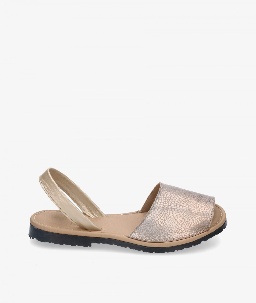 Sandalias Rhostock 150 en taupe metalizado Sandalias Rhostock 150 en taupe metalizado