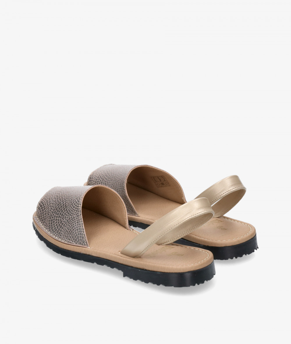 Sandalias Rhostock 150 en taupe metalizado Sandalias Rhostock 150 en taupe metalizado