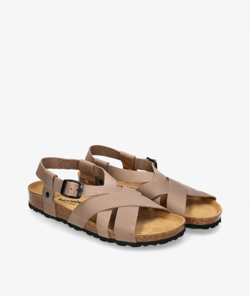 Kénnebec Sandals  700049C in taupe Kénnebec Sandals  700049C in taupe