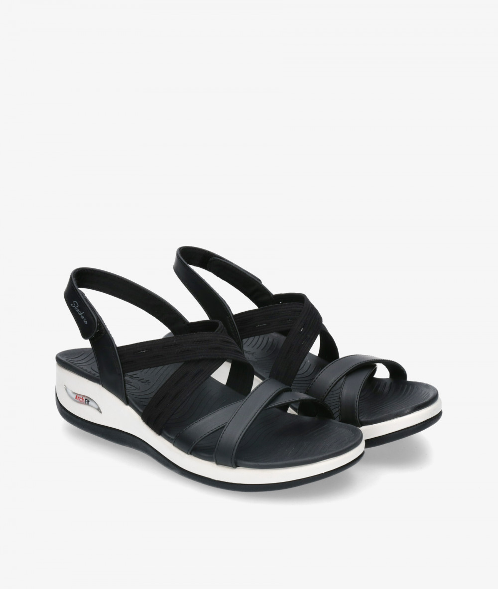 Sandalias Skechers 163387 en negro Sandalias Skechers 163387 en negro