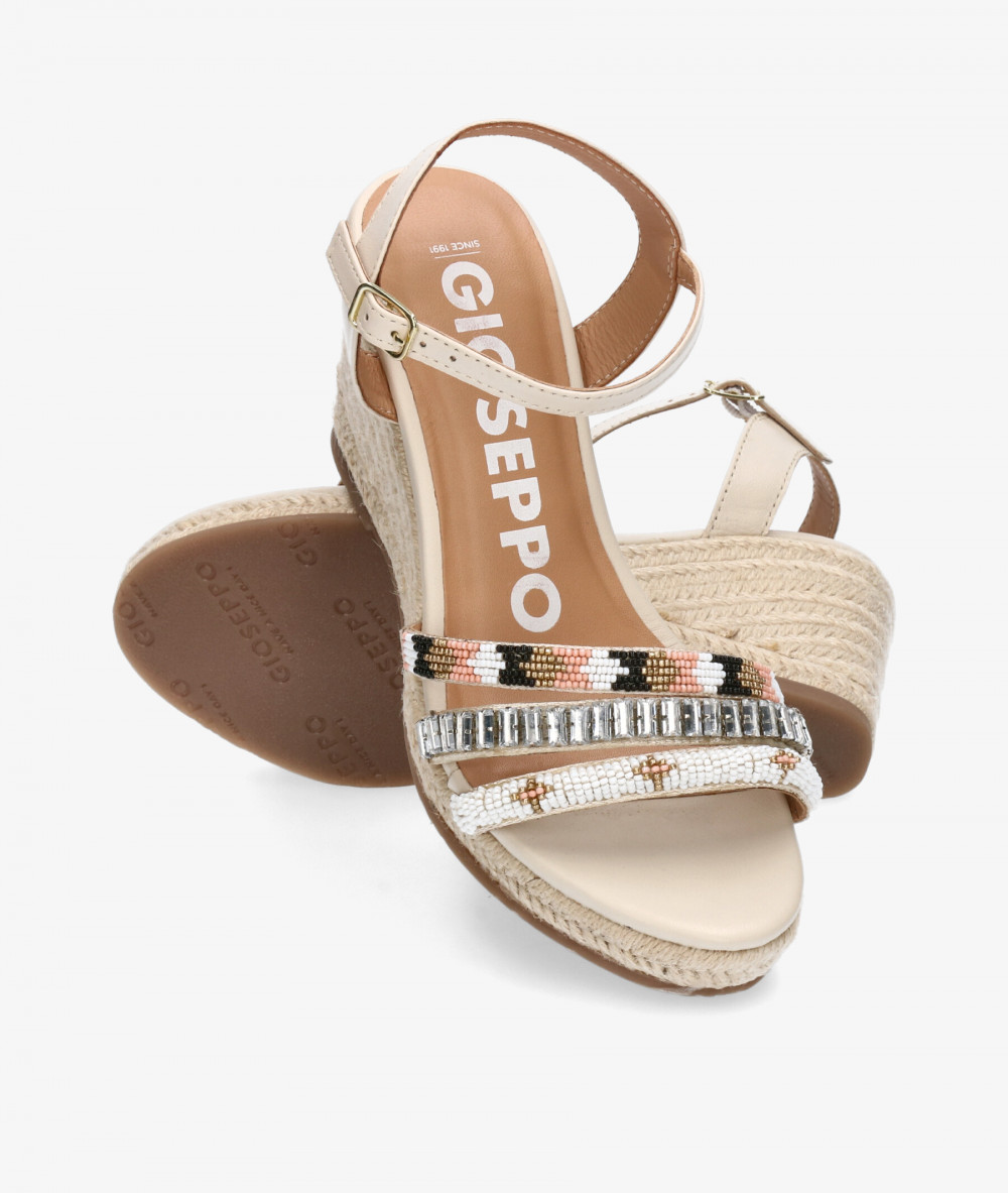 Alpargatas Gioseppo BACOOR en blanco