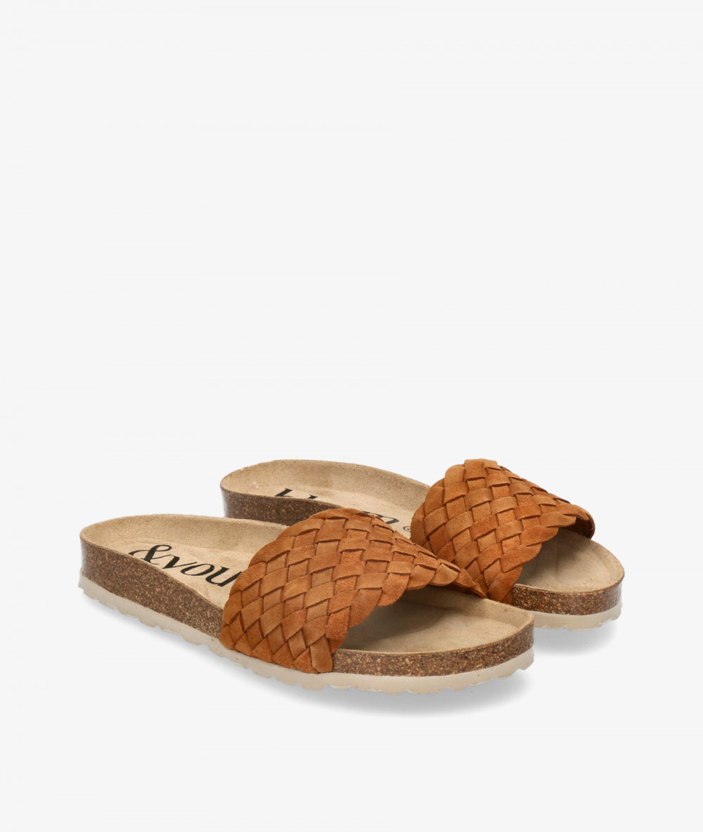 Sandalias bloom&you PALA TRENZA en serraje cuero Sandalias bloom&you PALA TRENZA en serraje cuero