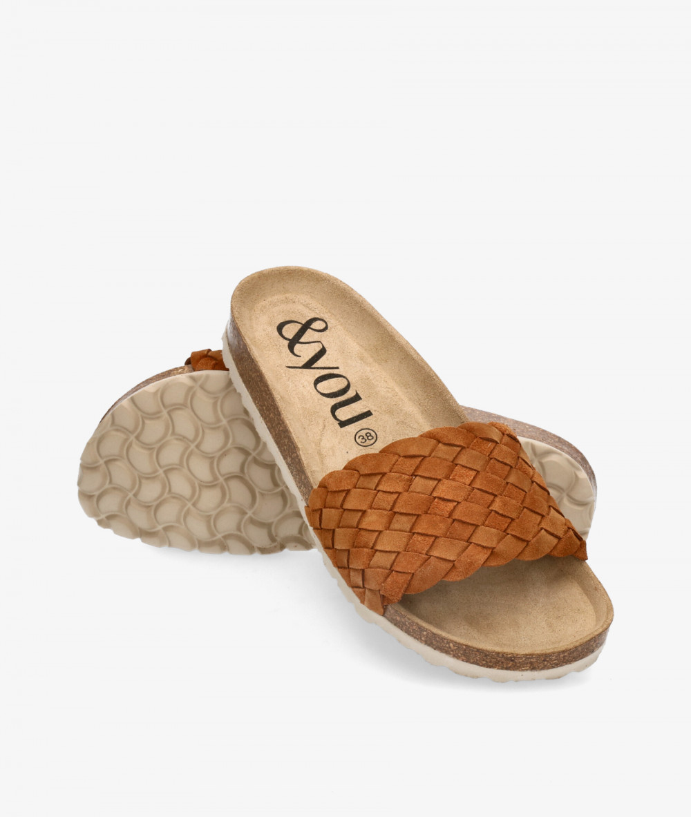 Sandalias bloom&you PALA TRENZA en serraje cuero Sandalias bloom&you PALA TRENZA en serraje cuero