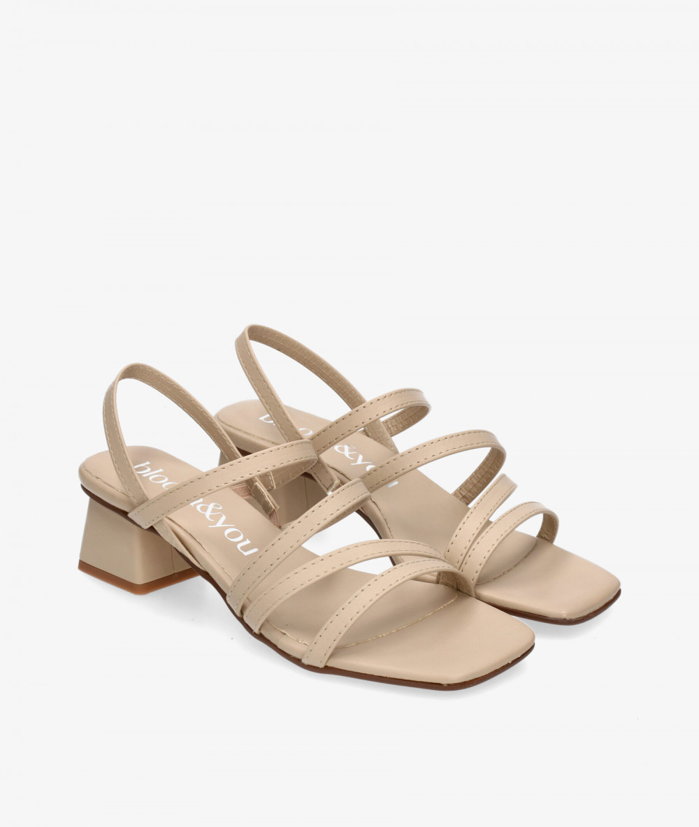 Sandalias bloom&you MIMOSA  en beige