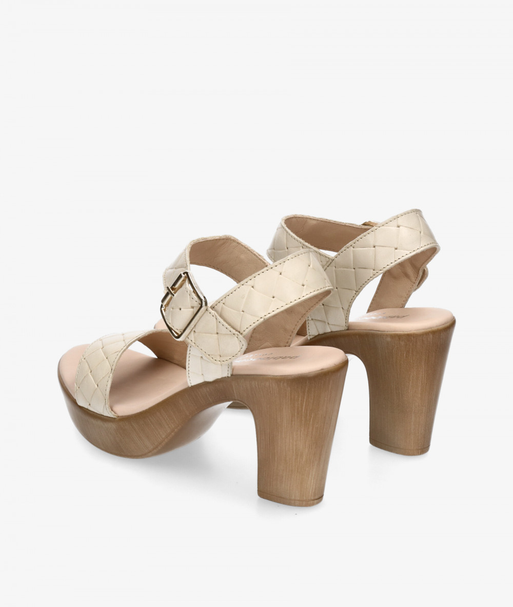 Sandalias pabloochoa.shoes 617-R  en beige Sandalias pabloochoa.shoes 617-R  en beige