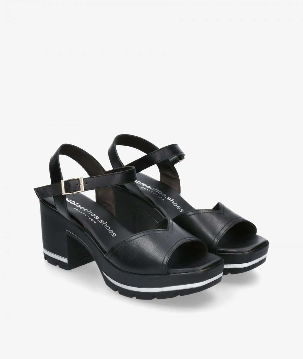 Sandalias pabloochoa.shoes 643 en negro