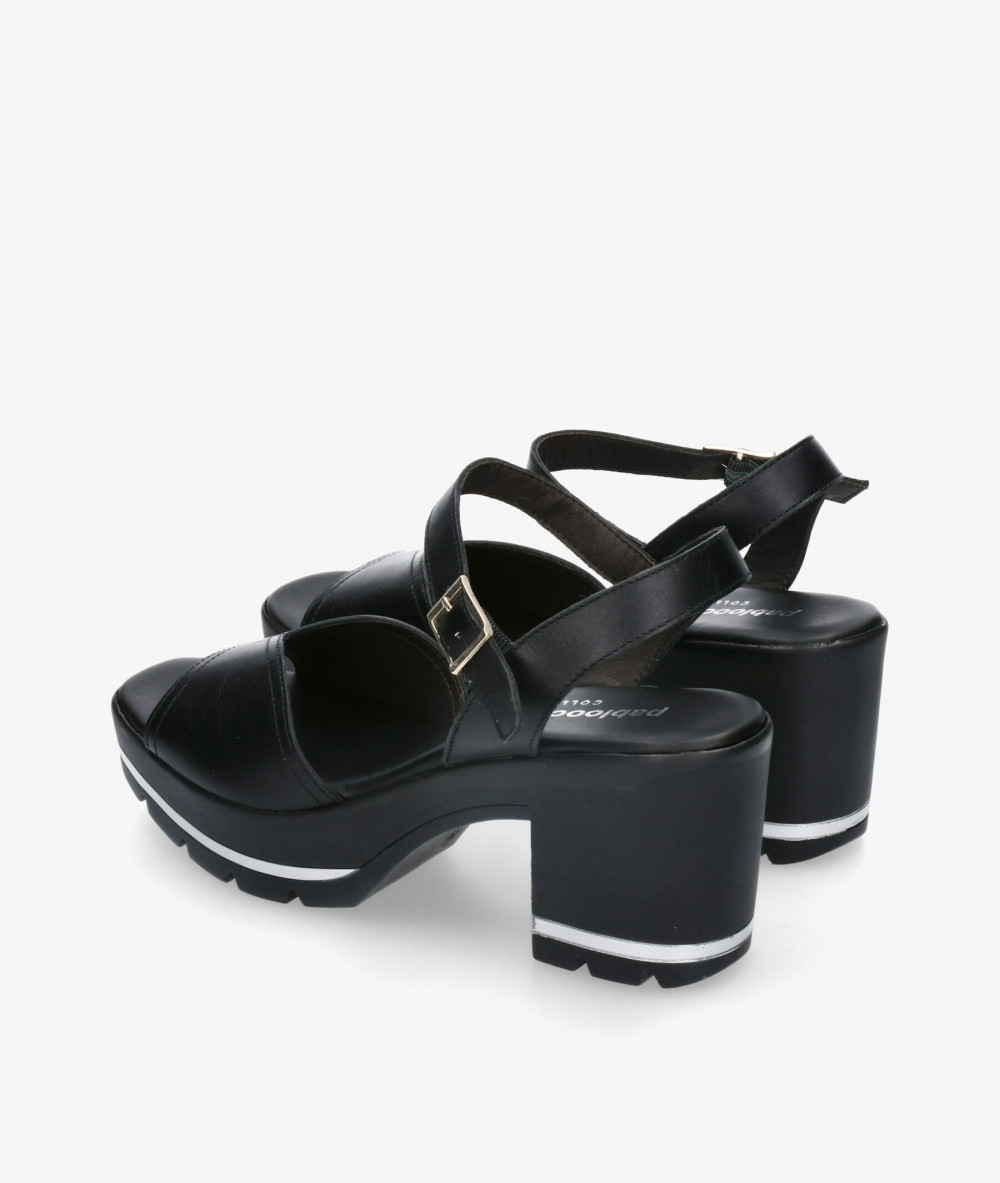 Sandalias pabloochoa.shoes 643 en negro