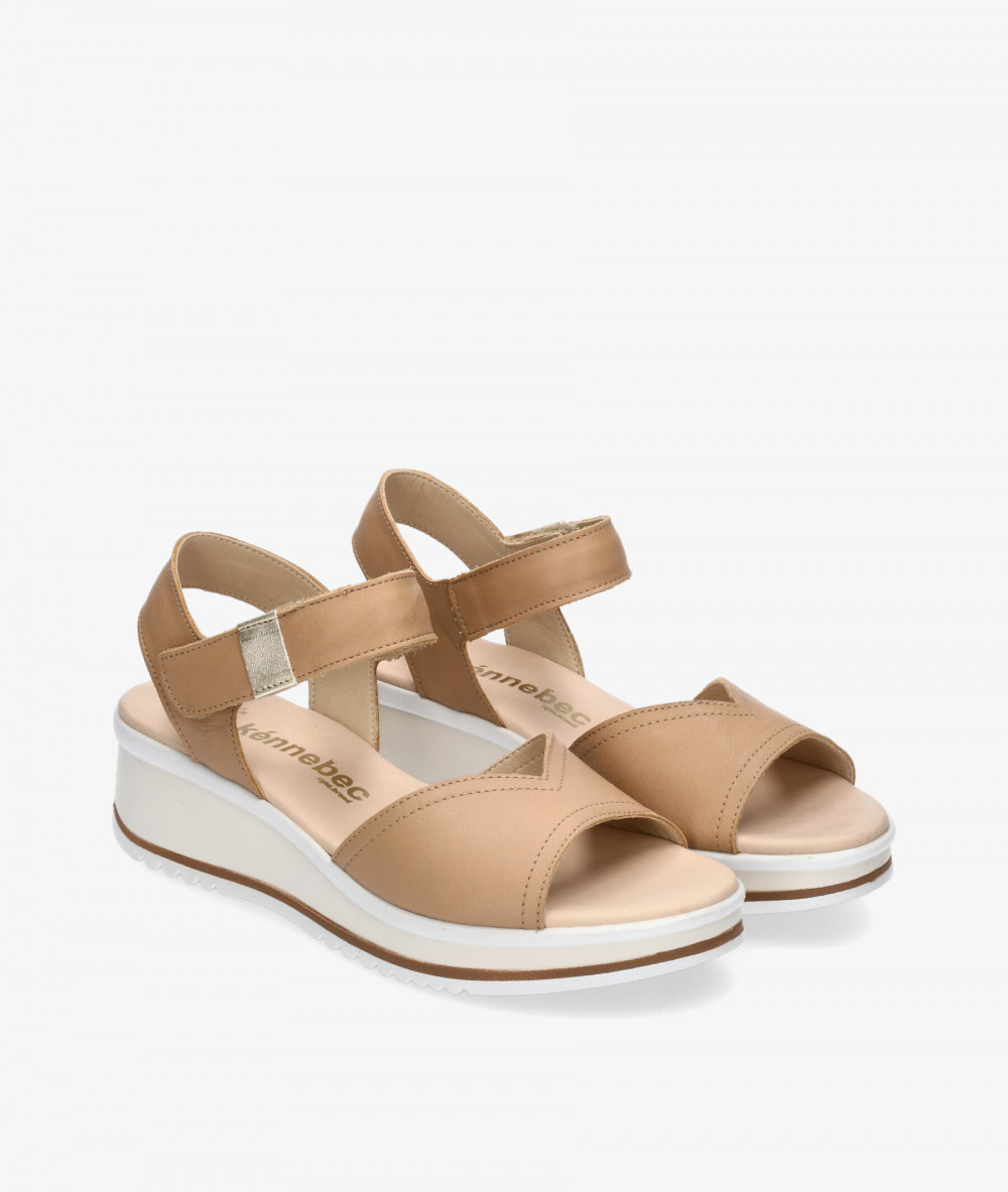 Sandalias Kénnebec 546-R en beige Sandalias Kénnebec 546-R en beige