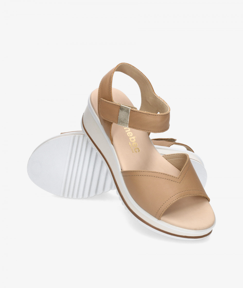 Sandalias Kénnebec 546-R en beige Sandalias Kénnebec 546-R en beige