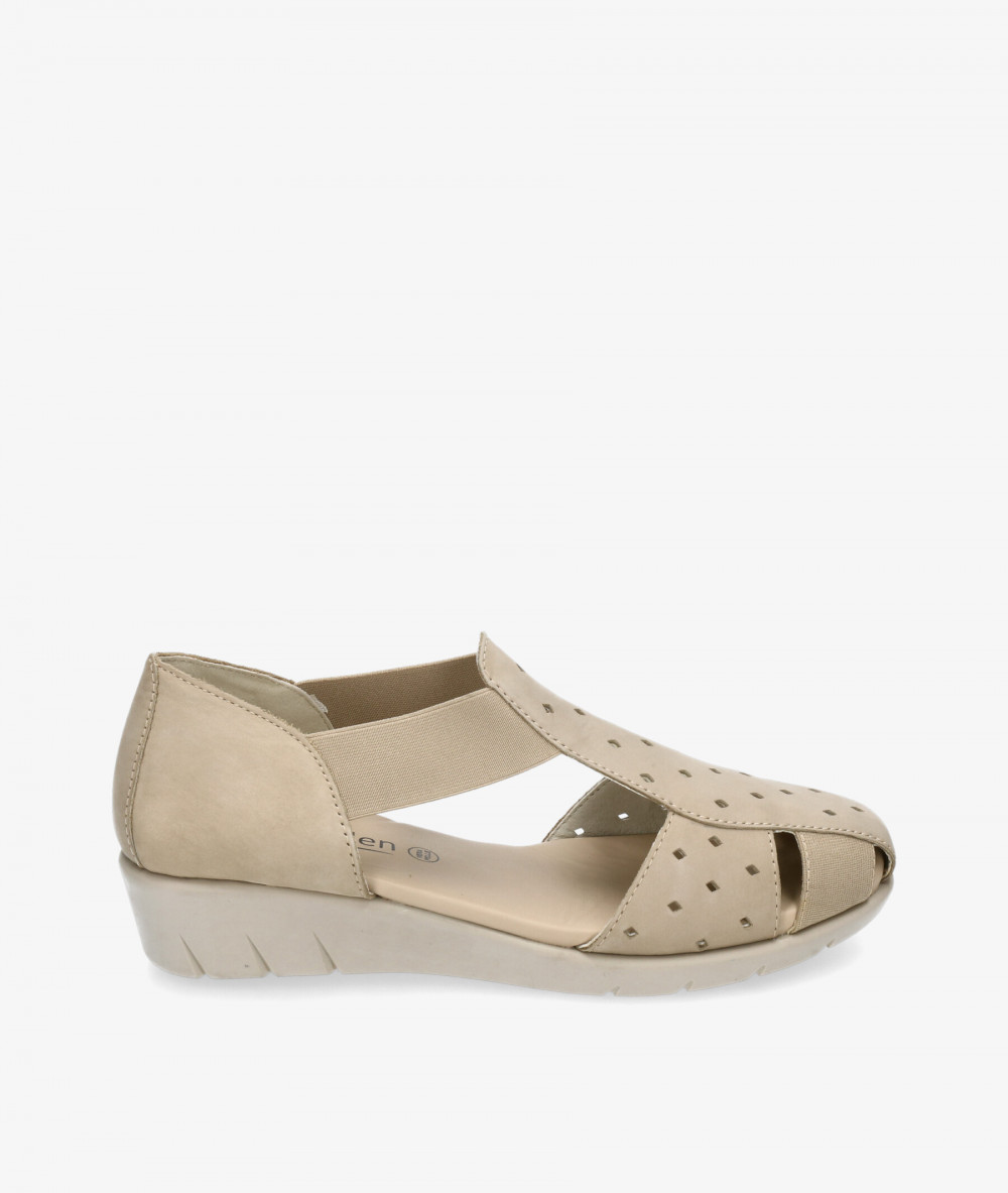 Sandalias St. Gallen  21-05-17079 KELLY en nobuck beige