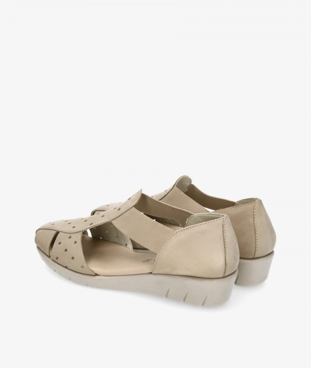 Sandalias St. Gallen  21-05-17079 KELLY en nobuck beige