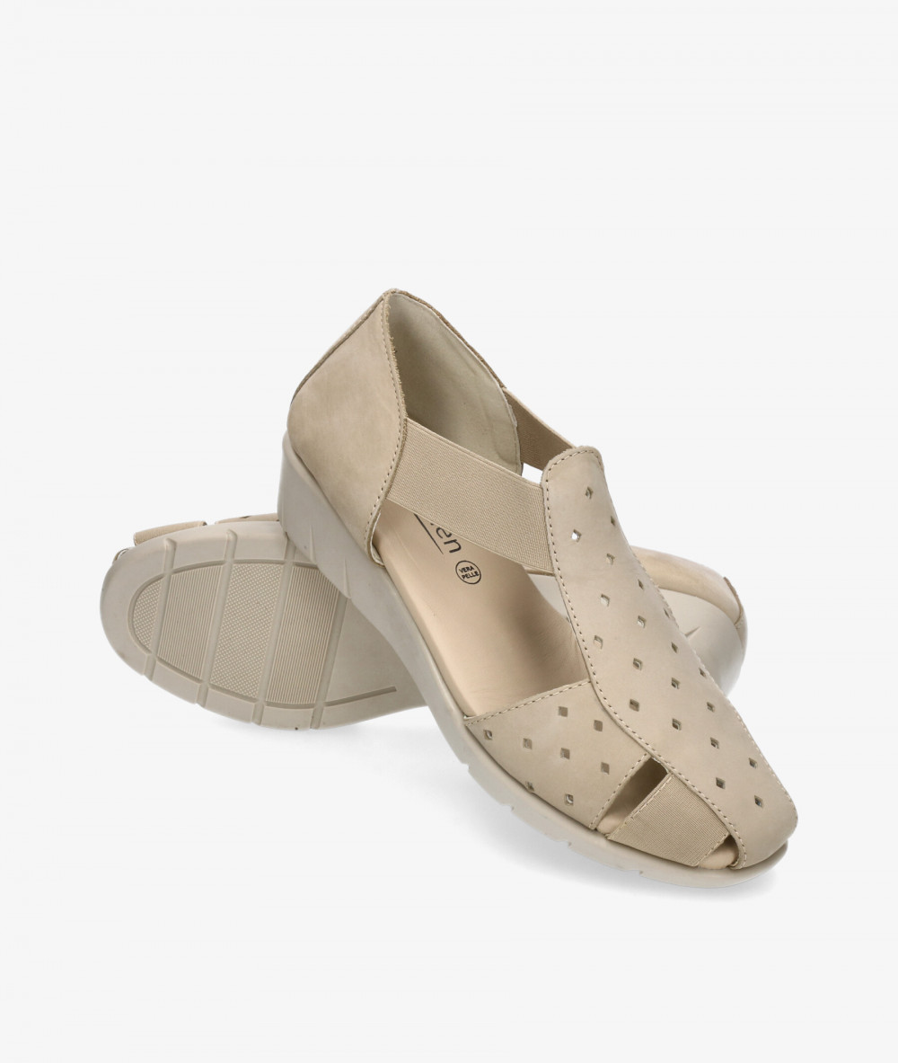 Sandalias St. Gallen  21-05-17079 KELLY en nobuck beige