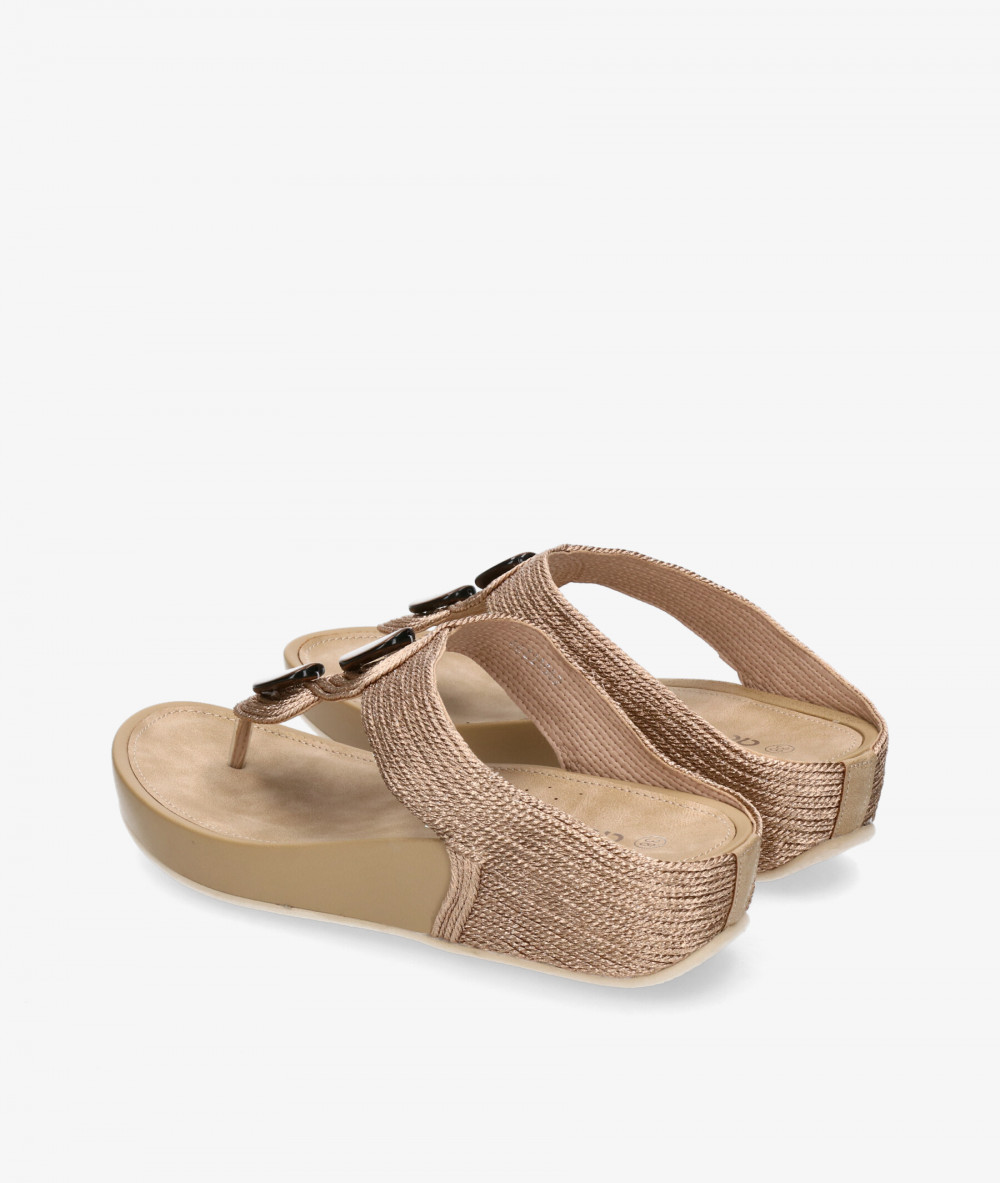 Sandalias Amarpies 23582 en bronce