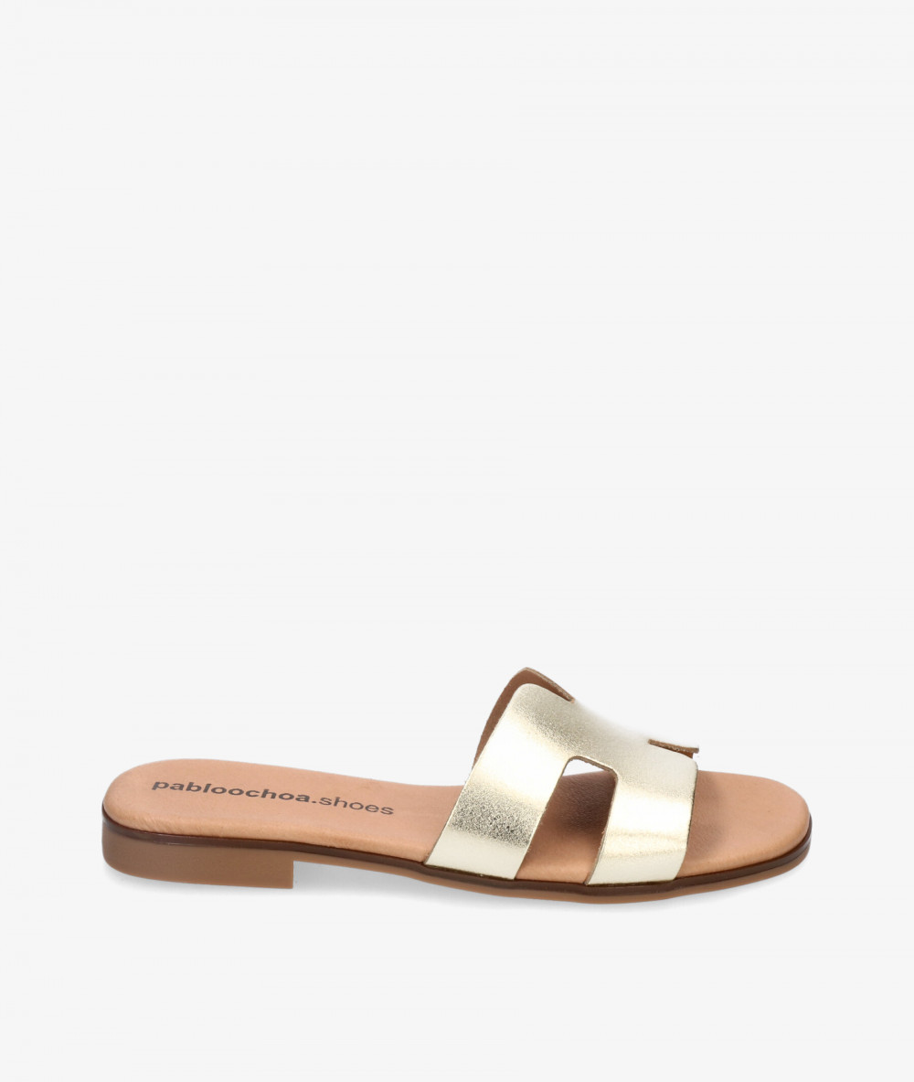 Sandalias pabloochoa.shoes 1842 en oro Sandalias pabloochoa.shoes 1842 en oro