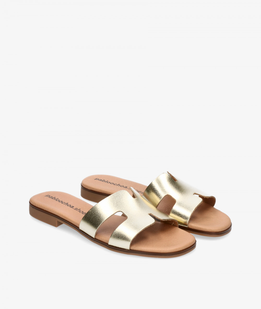 Sandalias pabloochoa.shoes 1842 en oro Sandalias pabloochoa.shoes 1842 en oro
