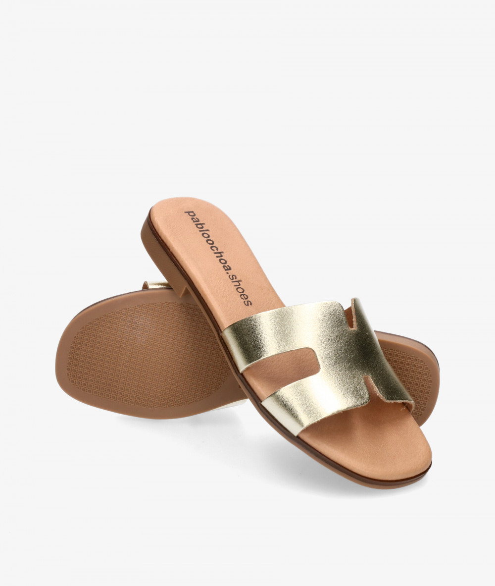 Sandalias pabloochoa.shoes 1842 en oro Sandalias pabloochoa.shoes 1842 en oro