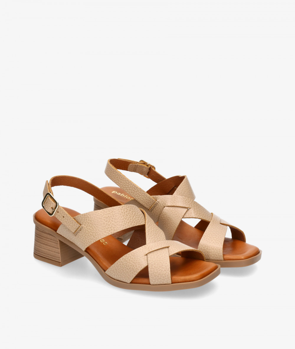 Sandalias pabloochoa.shoes 2971 en beige Sandalias pabloochoa.shoes 2971 en beige