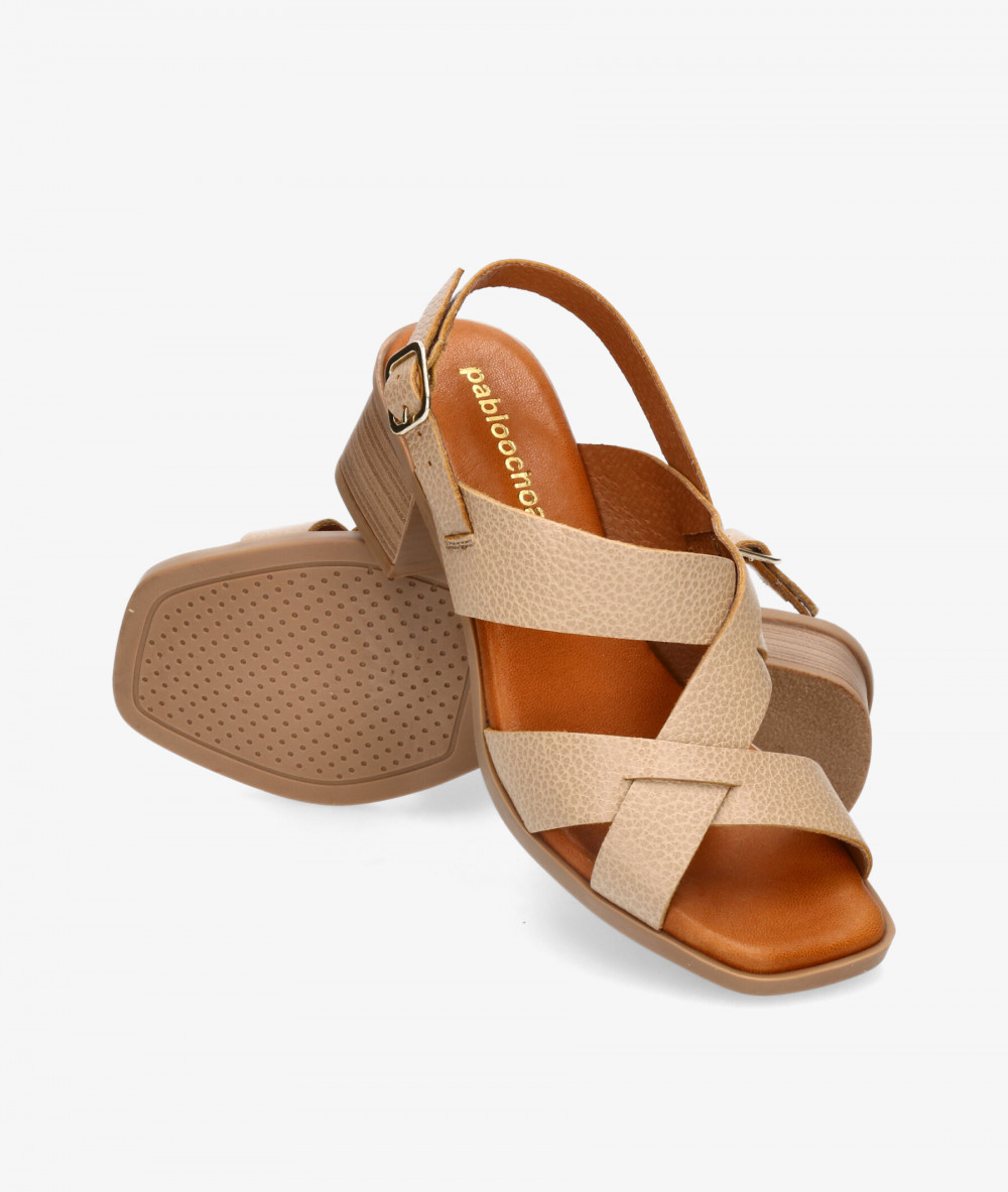 Sandalias pabloochoa.shoes 2971 en beige Sandalias pabloochoa.shoes 2971 en beige