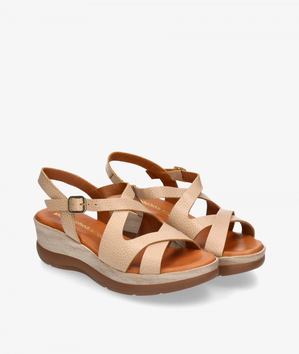 Sandalias pabloochoa.shoes 1452 en beige