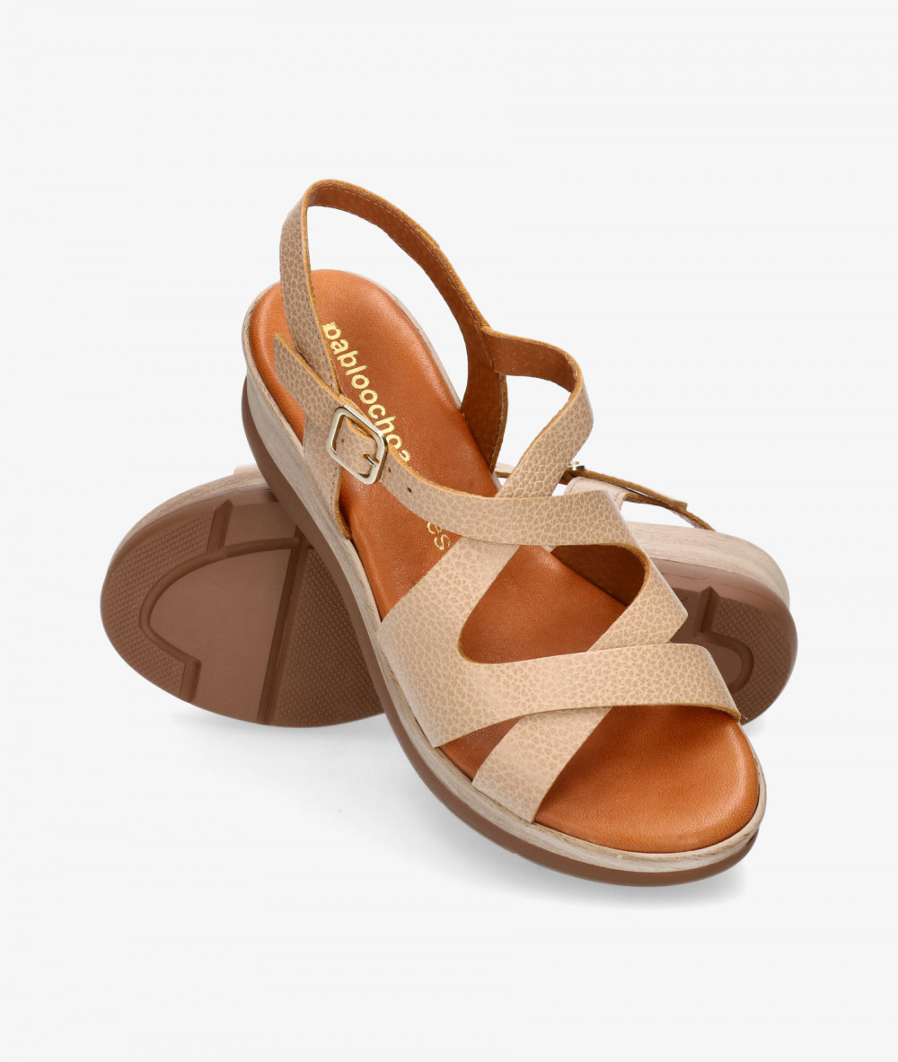 Sandalias pabloochoa.shoes 1452 en beige