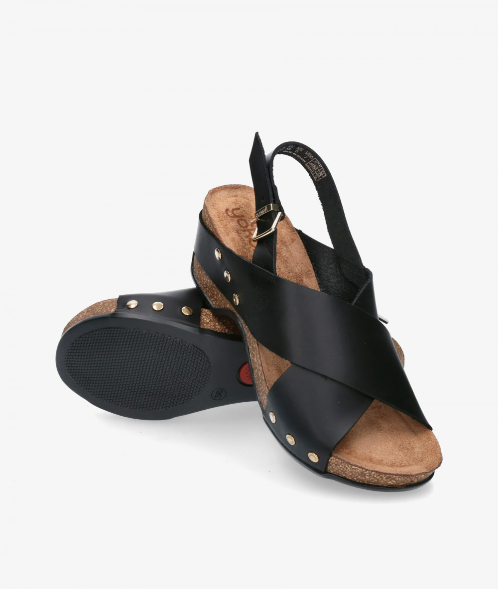 Sandalias Yokono CANARIAS 008 en negro Sandalias Yokono CANARIAS 008 en negro