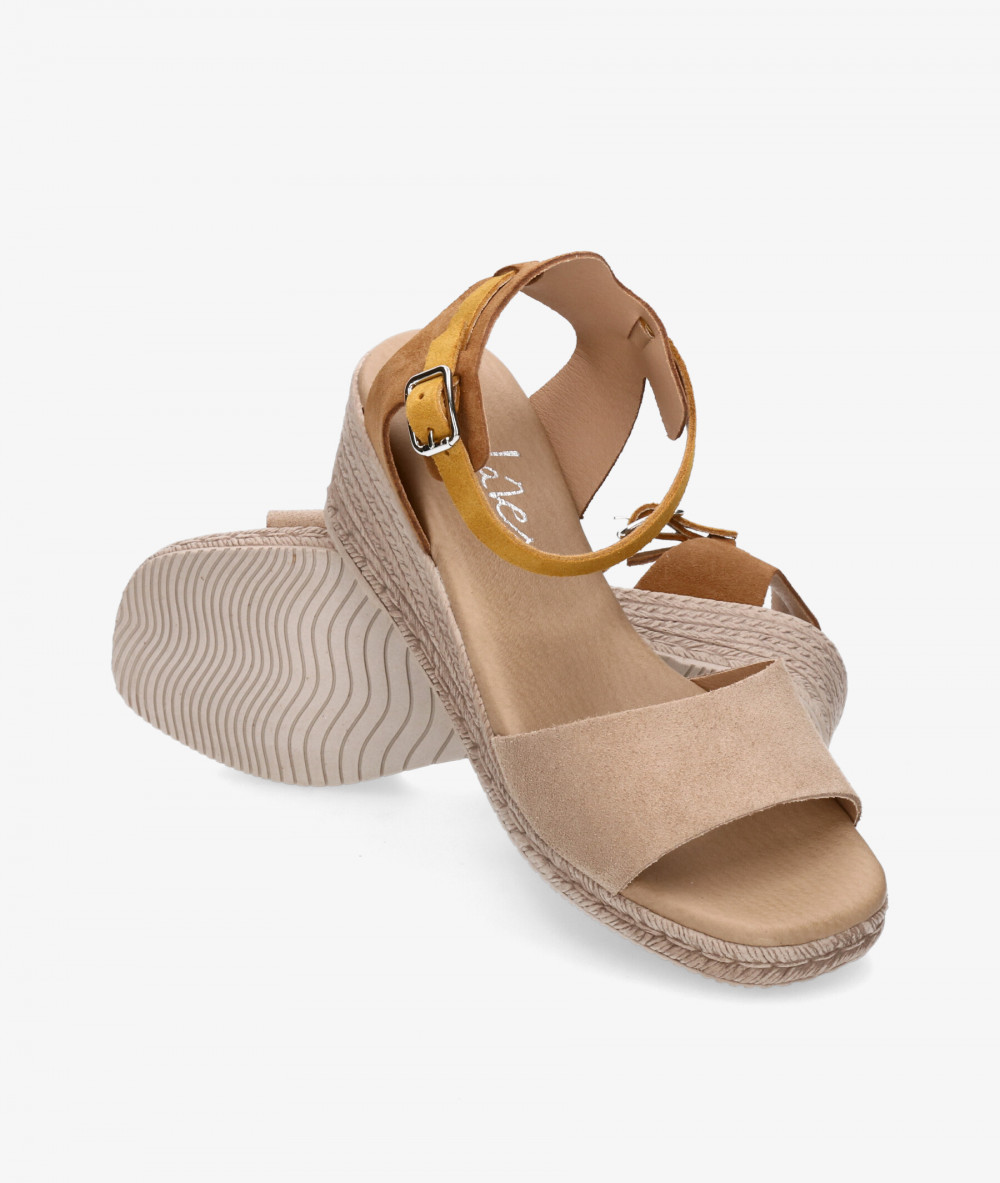 Sandalias pabloochoa.shoes 425230 año 2022 en serraje taupe Sandalias pabloochoa.shoes 425230 año 2022 en serraje taupe