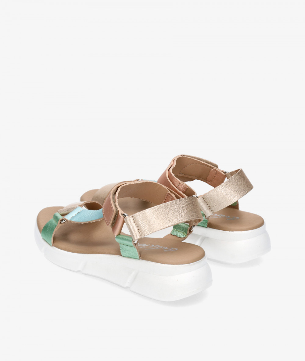 Sandalias pabloochoa.shoes 969517-R en multicolor Sandalias pabloochoa.shoes 969517-R en multicolor