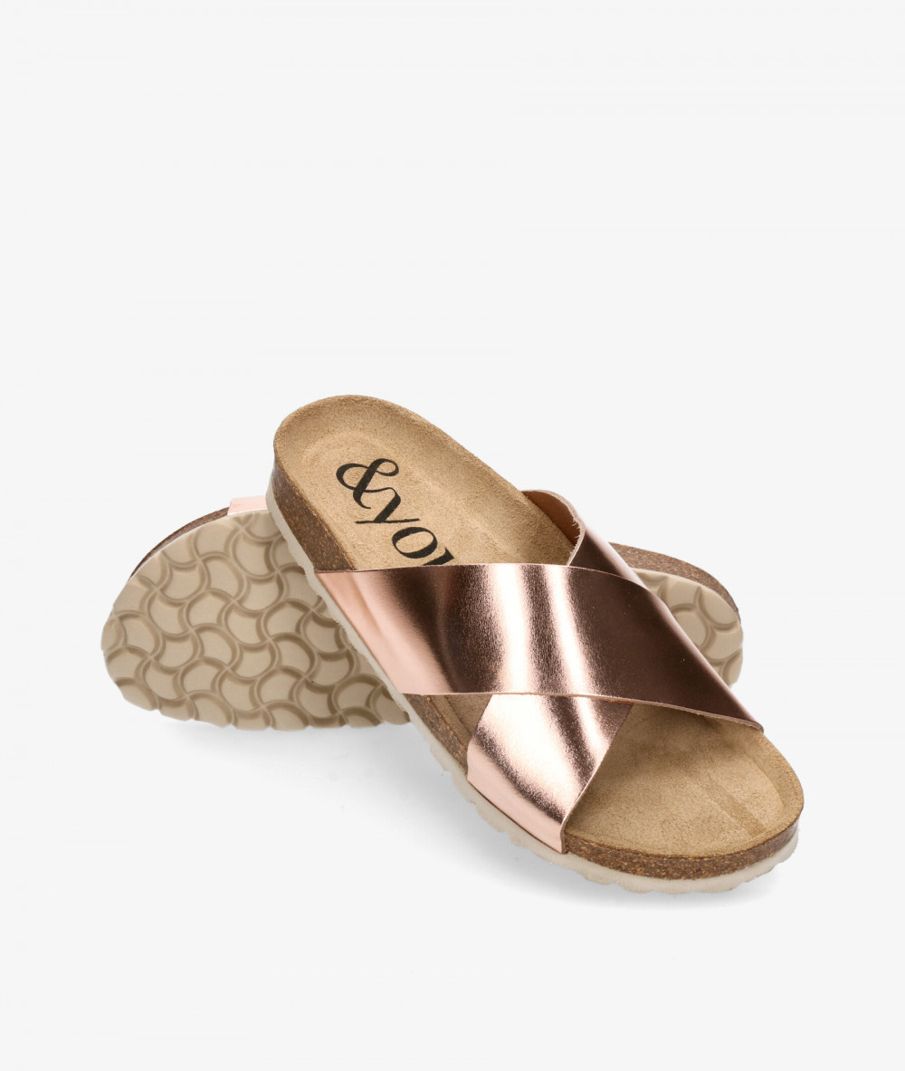 Sandalias bloom&you TULIPE en nude metalizado Sandalias bloom&you TULIPE en nude metalizado