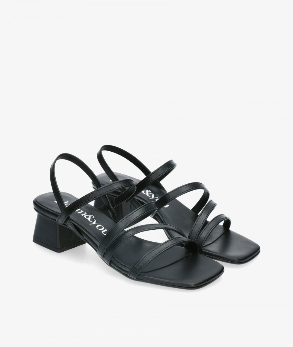 Sandalias bloom&you MIMOSA en negro