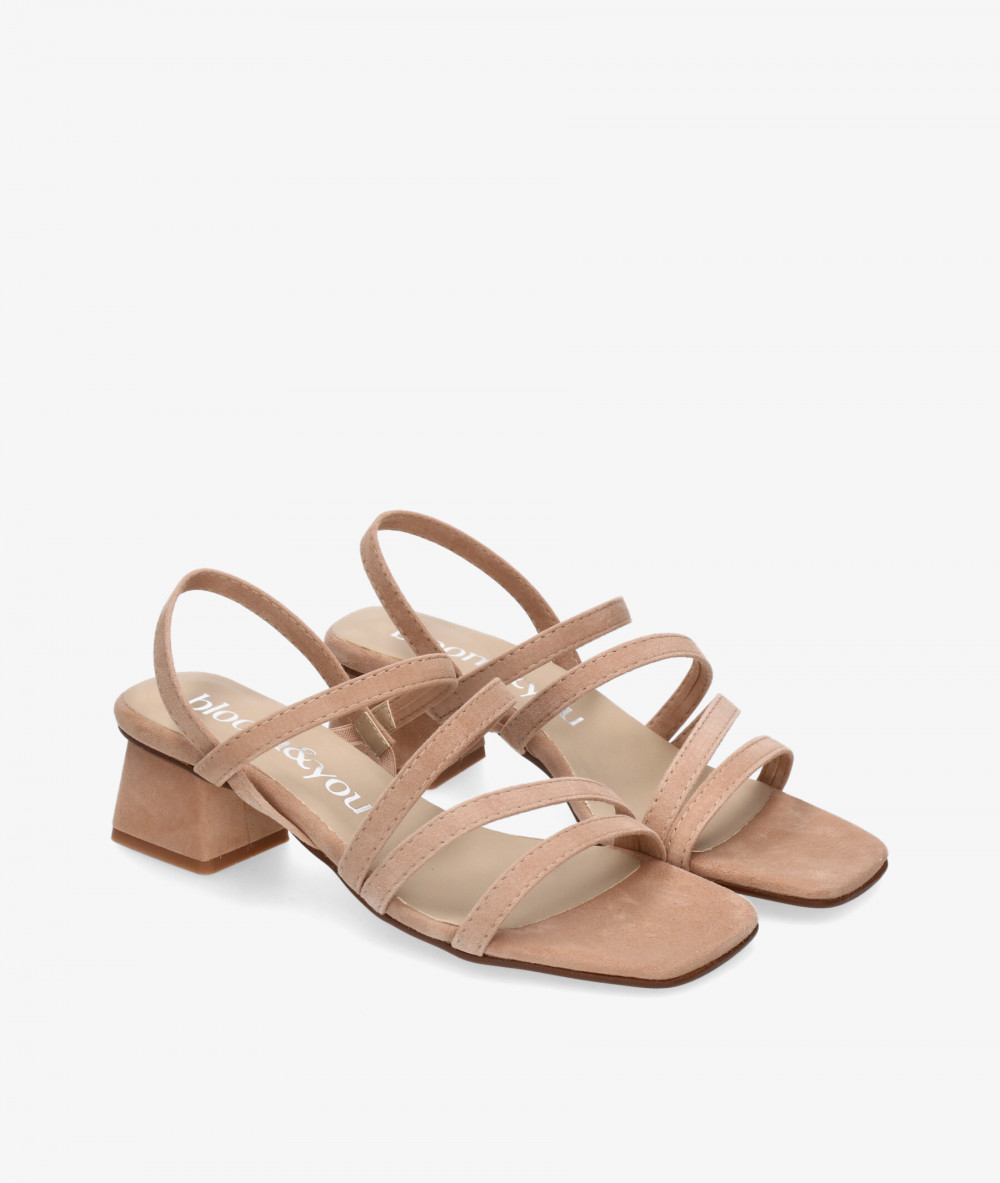Sandalias bloom&you MIMOSA  en ante nude