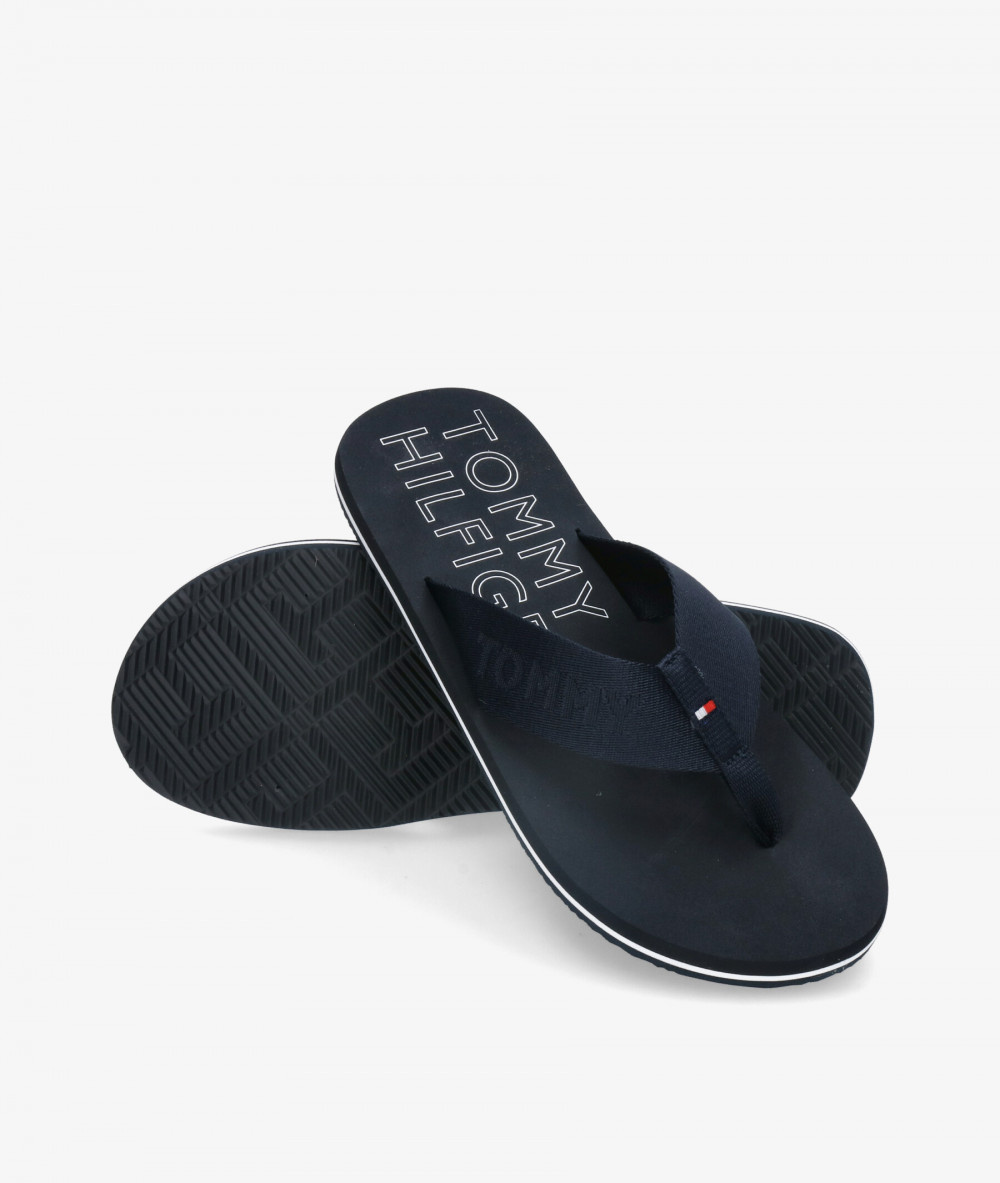 Tommy Hilfiger Sandals  TONAL HILFIGER BEACH SANDAL in navy blue Tommy Hilfiger Sandals  TONAL HILFIGER BEACH SANDAL in navy blue