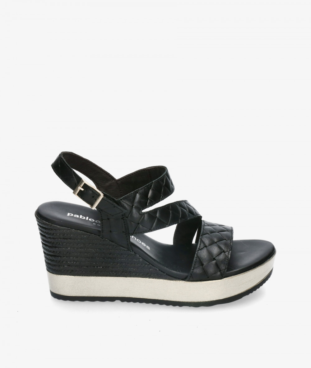 Sandalias pabloochoa.shoes 545 en negro Sandalias pabloochoa.shoes 545 en negro