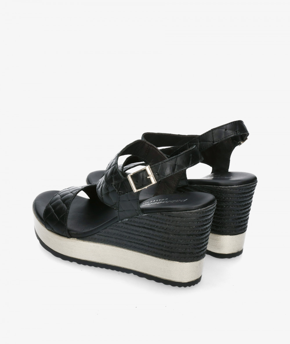 Sandalias pabloochoa.shoes 545 en negro Sandalias pabloochoa.shoes 545 en negro