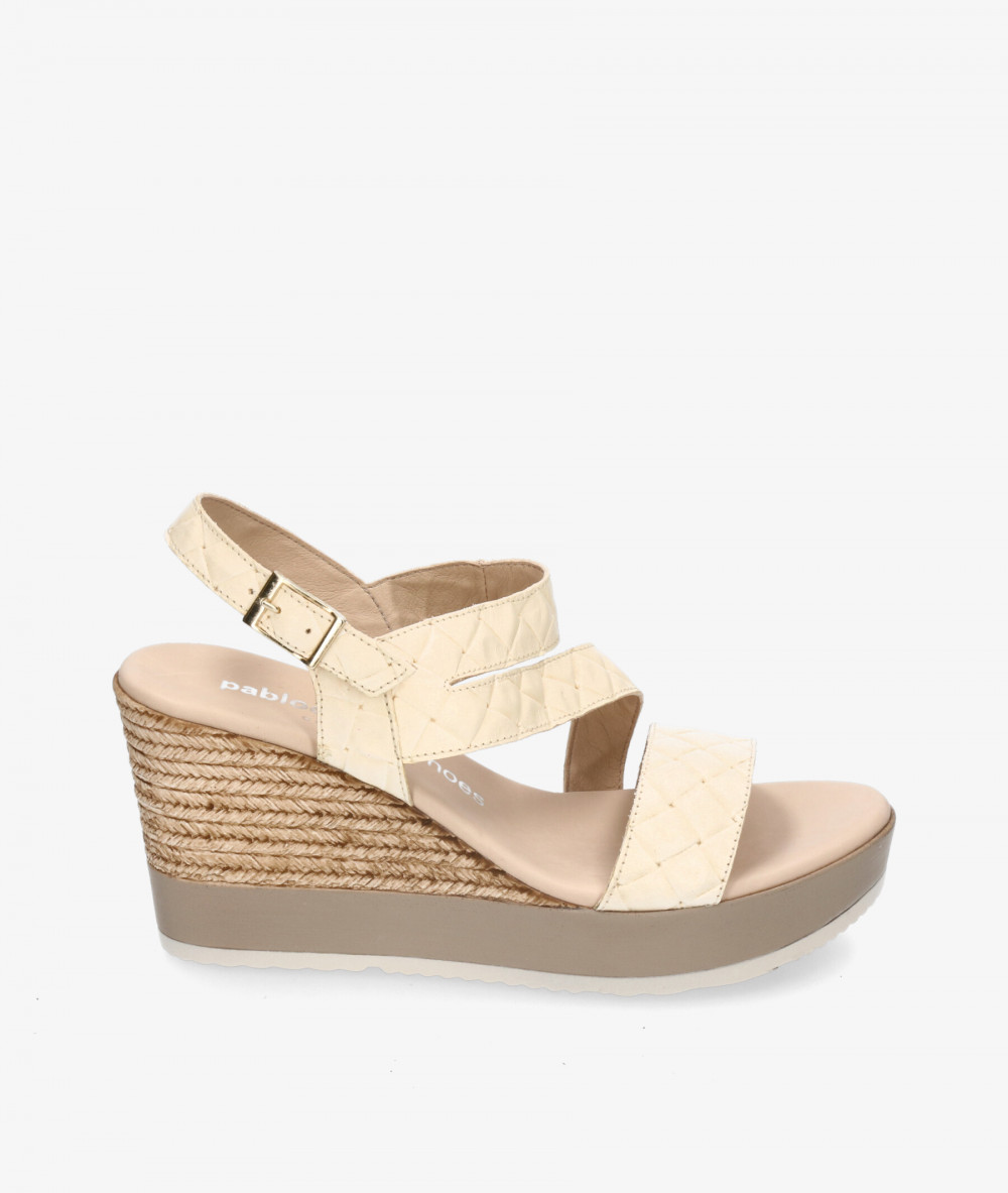 Sandalias pabloochoa.shoes 545 en hueso Sandalias pabloochoa.shoes 545 en hueso