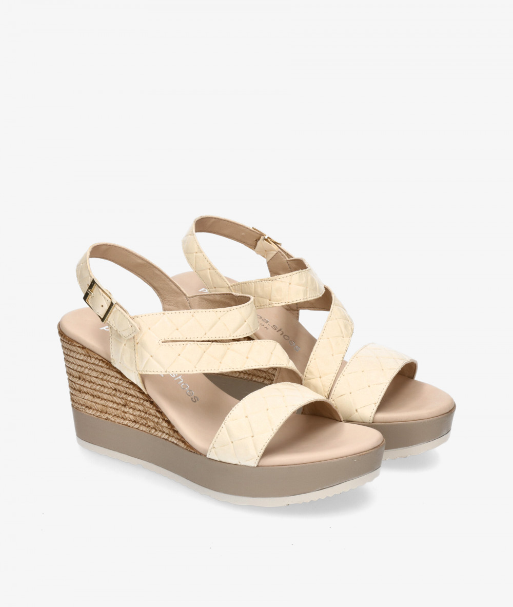 Sandalias pabloochoa.shoes 545 en hueso Sandalias pabloochoa.shoes 545 en hueso