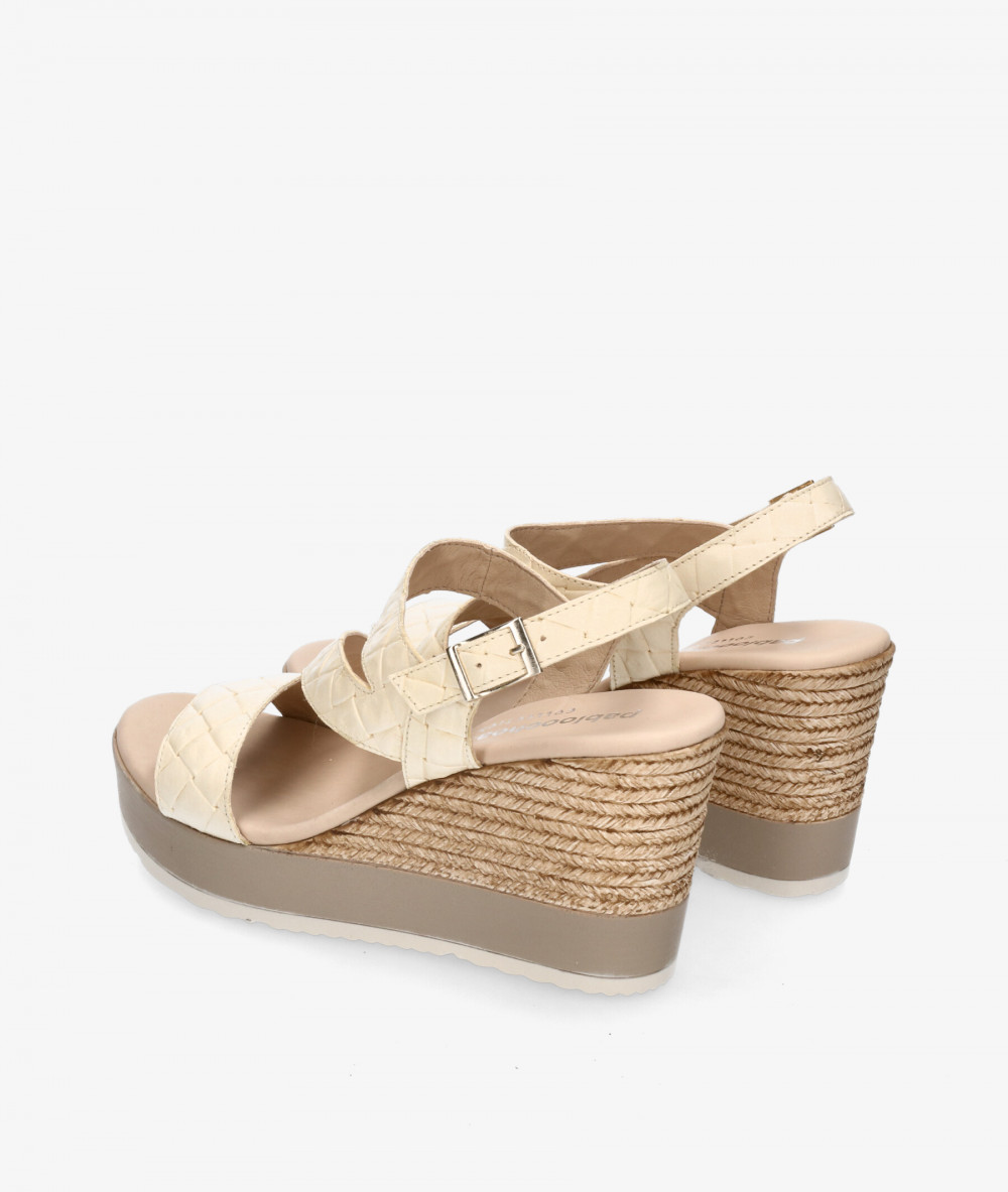 Sandalias pabloochoa.shoes 545 en hueso Sandalias pabloochoa.shoes 545 en hueso
