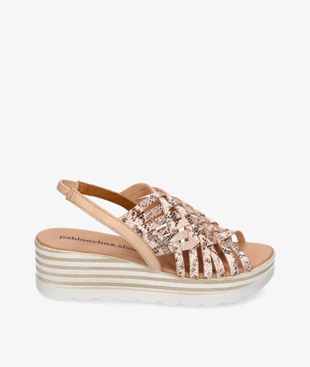 Sandalias pabloochoa.shoes 9056 en beige Sandalias pabloochoa.shoes 9056 en beige