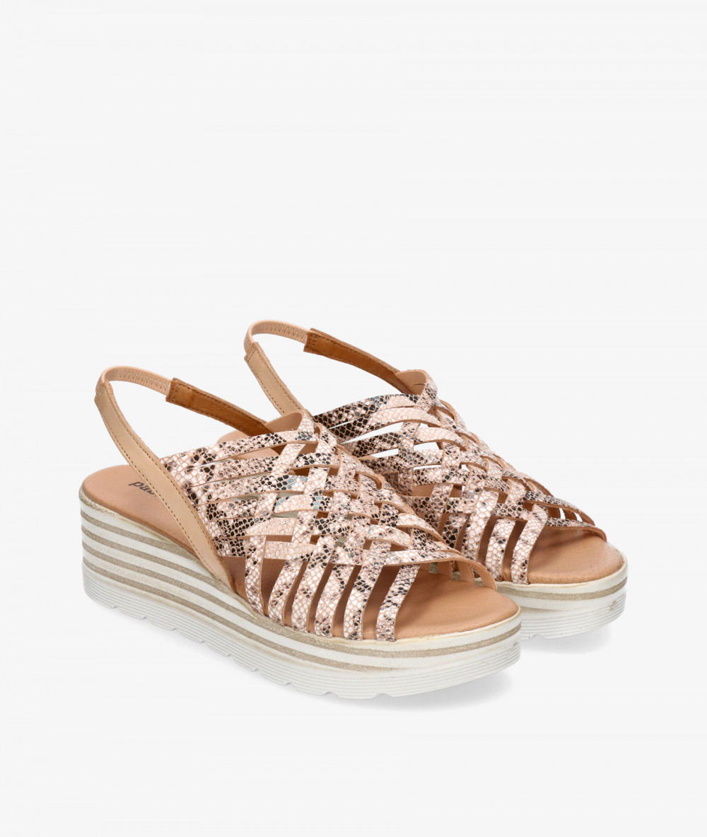 Sandalias pabloochoa.shoes 9056 en beige Sandalias pabloochoa.shoes 9056 en beige