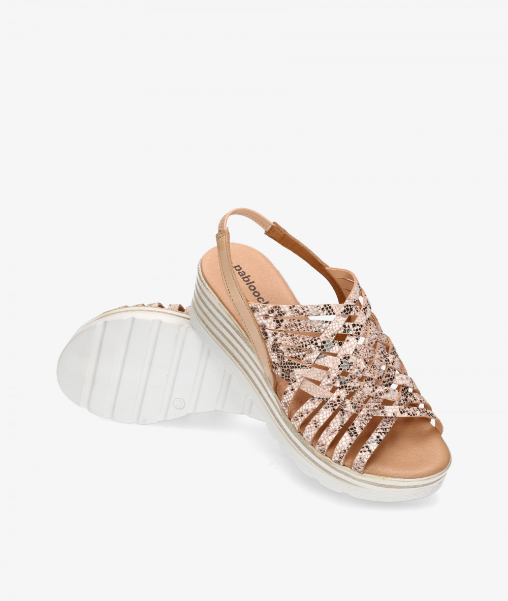 Sandalias pabloochoa.shoes 9056 en beige Sandalias pabloochoa.shoes 9056 en beige