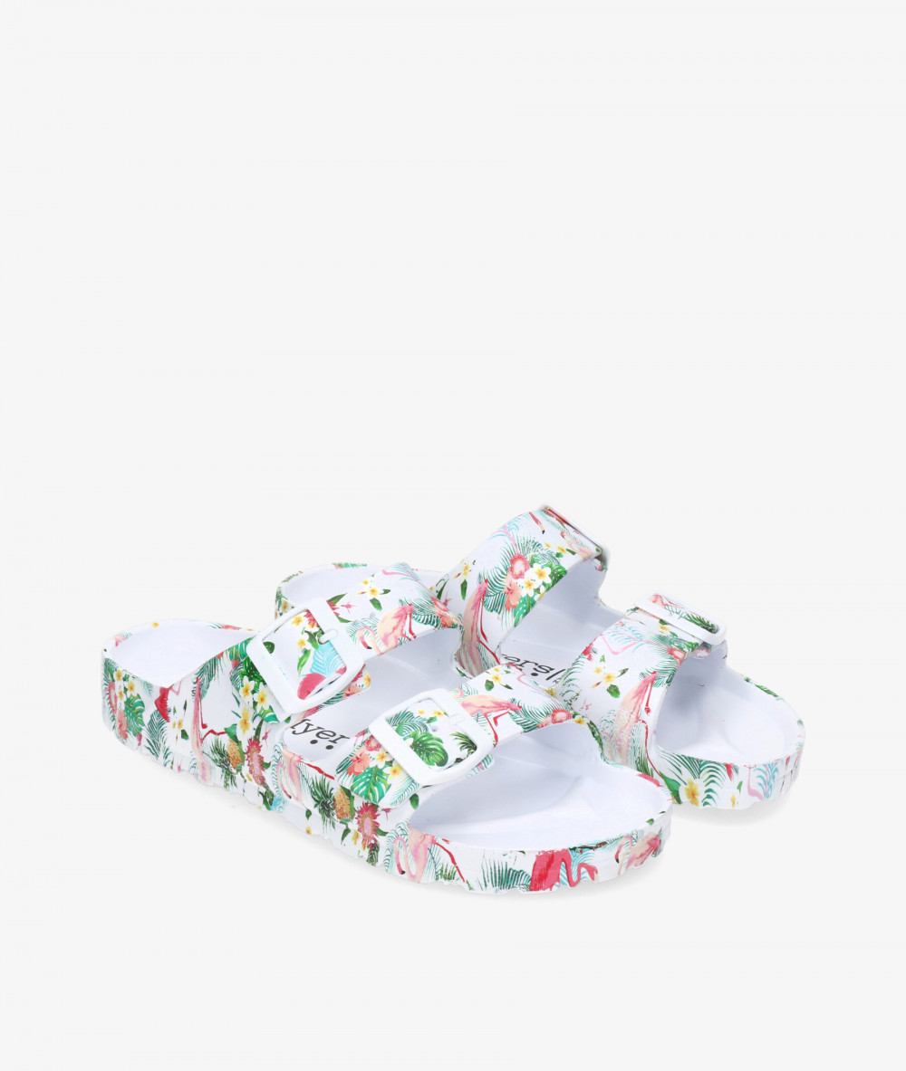 Chanclas Myers M2 en blanco Chanclas Myers M2 en blanco