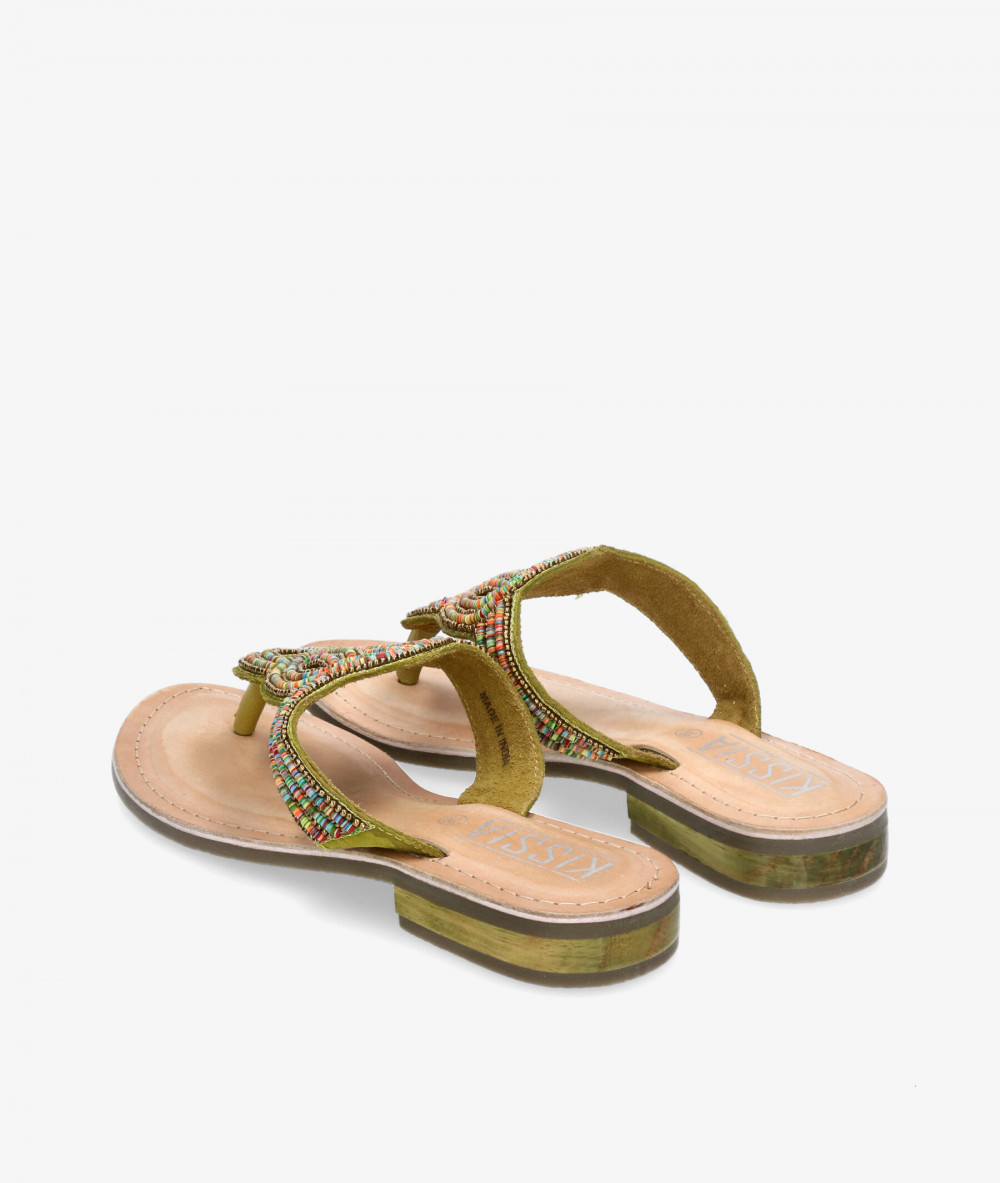 Sandalias Kissia  CHENAI KG 9018 en caki