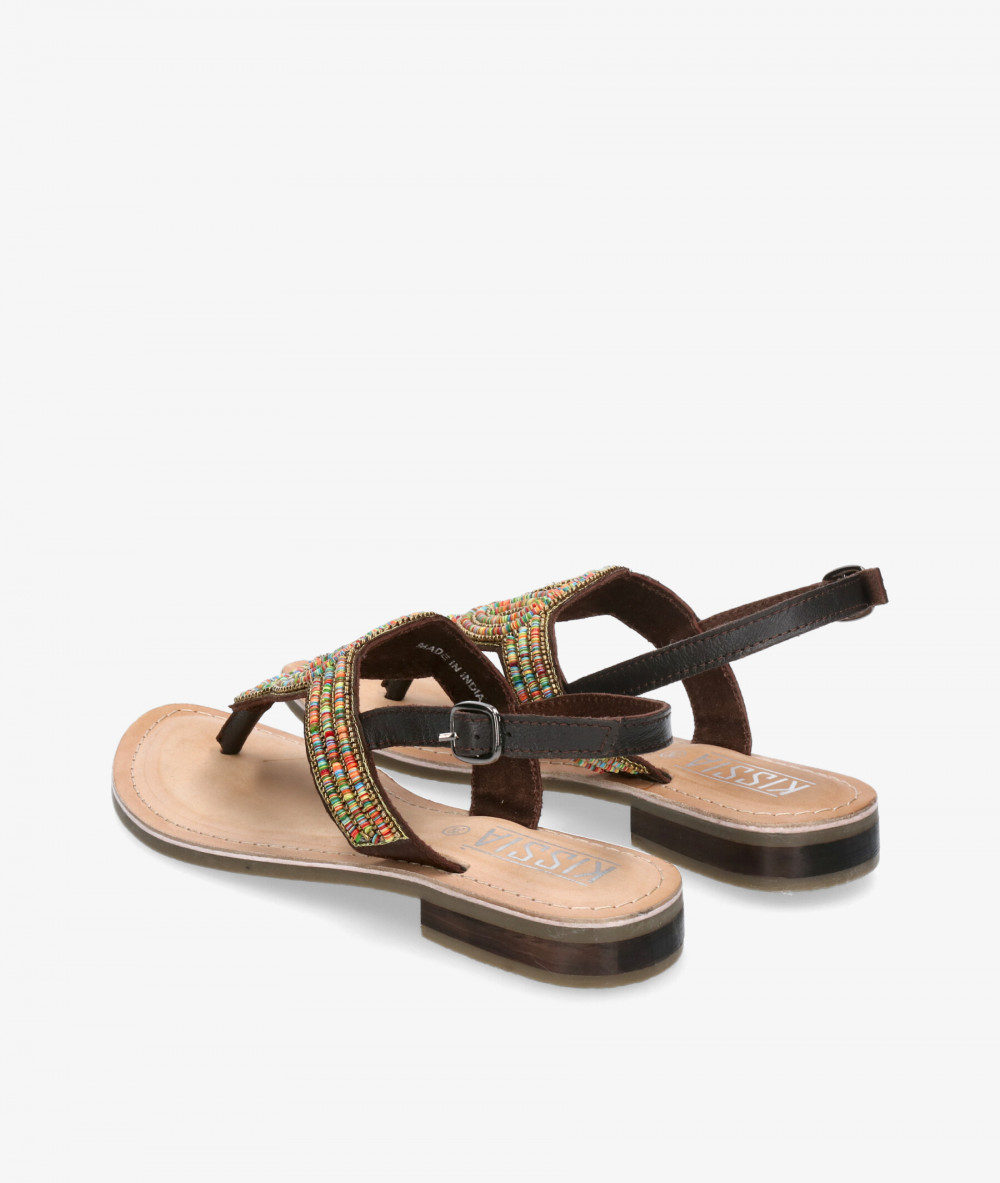 Sandalias Kissia  KOLKATA KG 4831 en marrón