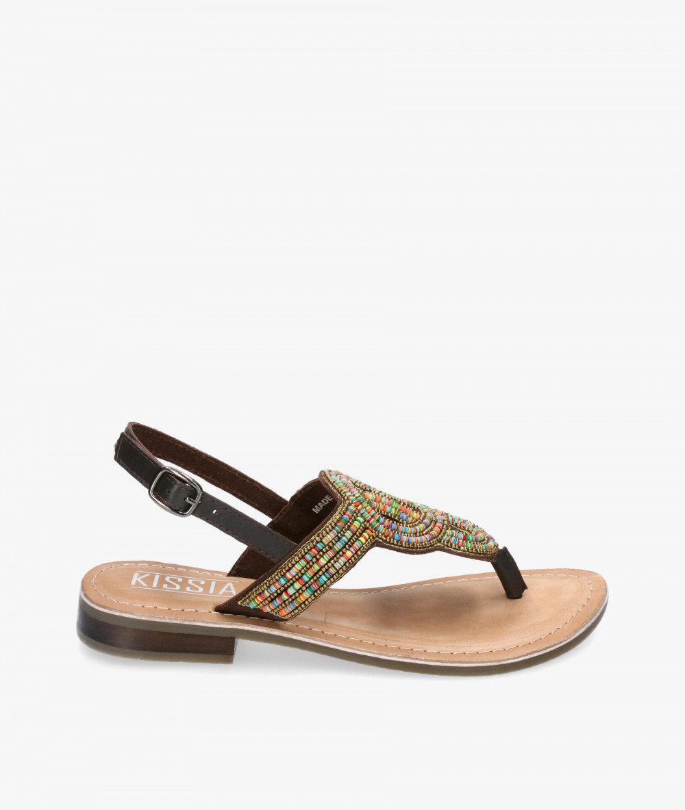 Sandalias Kissia  KOLKATA KG 4831 en marrón
